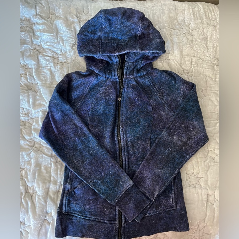 Galaxy Print Hooded Jacket